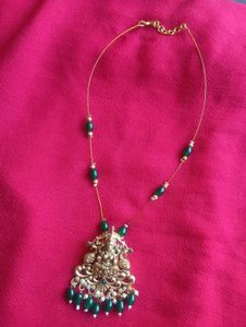 Big Size Laxmi Pendent Invisible Chain