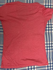 Nike Pink V-Neck Graphic Tee