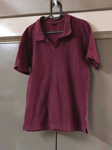 Burgundy Polo Shirt 38size