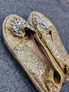 Sparkly Espadrille Heels