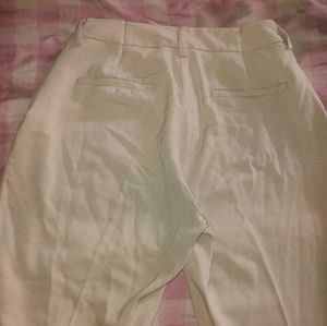 Beige Casual Pants