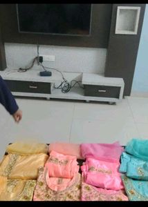 Blue Embroidered Salwar Suit