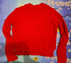 Red Knit Sweater
