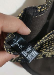 Leopard Print Brown Bra For Bust 38DD