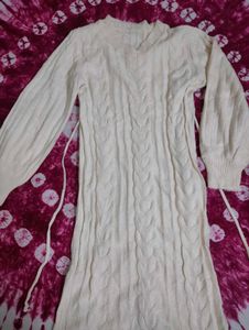 Elegant Knitted Midi Dress