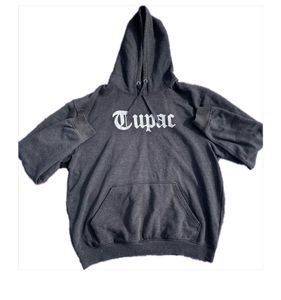 Tupac Graphic Baggy Hoodie