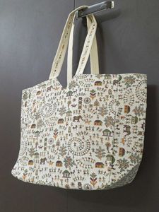 Warli Art Tote Women's Handbag For Office Travel