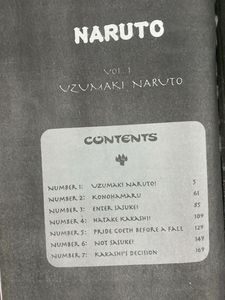 Naruto Vol. 1 Manga