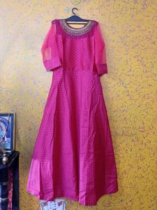 One Piece Gown With Dupatta