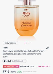 Plum Vanilla Caramello EDP Perfume✨