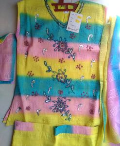 SHARARA SUIT (Less Frilled) FOR GIRLS
