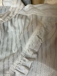 Striped Ruffle Blouse