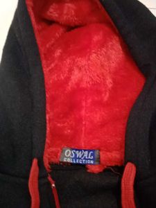 Black Hoodie with Graphic Detail