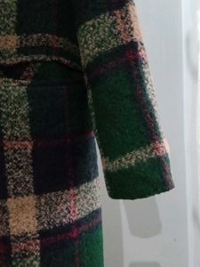 Green Plaid Coat