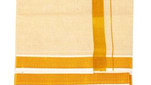 Gold Tissue Dhoti