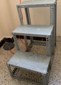 Plant / Gollu Iron Stand - Three Steps - Small