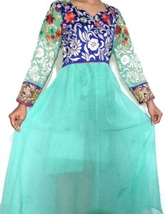 Embroidery Work Trend Frock