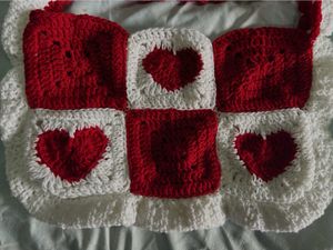 Heart Messenger Bag