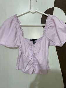 Lavender Fitted Top.