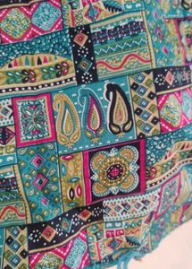 Floral Paisley Print Scarf