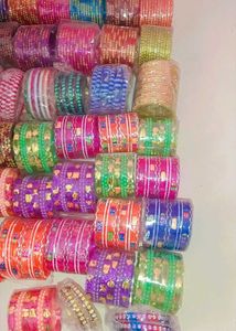 Colorful Indian Bangles - Set of Many!