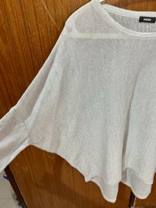 Loose Knit Grey Top