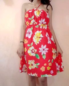 Floral Halter Sundress