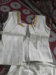 Girl  Babies  Kerala Style Pattu Langa 24  Size Only 1 Time Used  For Going Temple