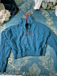 Blue Graphic Sweatshirt