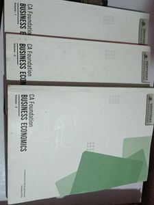 CA Foundation Business Economics Books - Set of 3