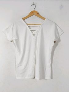 White Plain Casual Top (Women)