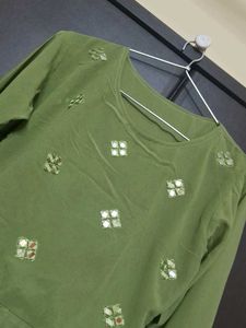 Green Kurta Set