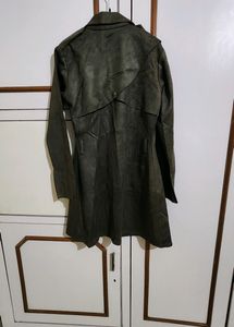 Woowzerz Olive Suede Coat