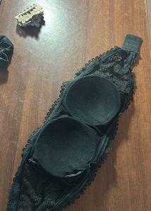 Black Lace tube Bra