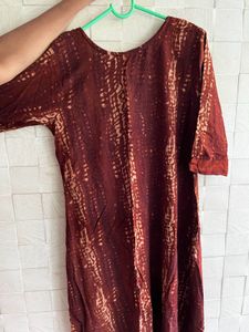 Embellished Brown Kurta