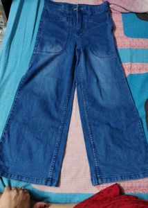 Wide Leg Denim Jeans for 10 yrs girl..