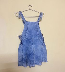 Denim Dungree Dress
