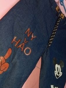 Stylis Printed Navy Blue Jogger