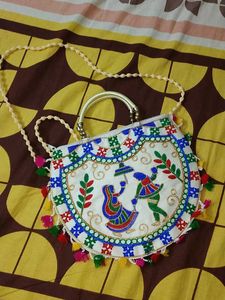 Embroidered Handbag