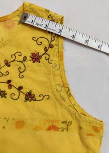 Mustard Boho Top