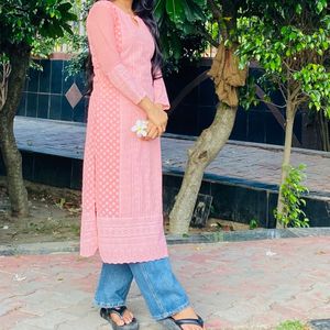 Elegant Pink Kurta
