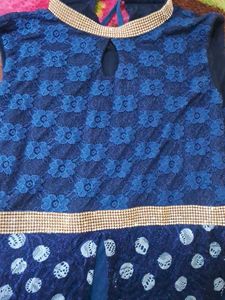 a line party wear dress ,with stretchable fabric c
