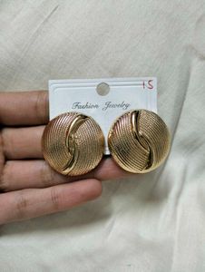Golden Bold Earrings