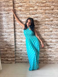 Halter Neck Pretty Comfort Gown