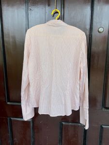 Orange Striped Shirt