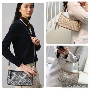 TORY BURCH  Monogram Jacquard Studio Bag Wd Box