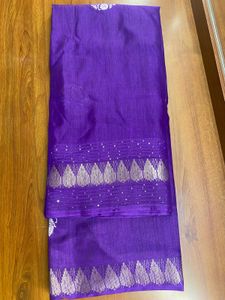 💜Purple dola Silk Saree💜 BRAND NEW