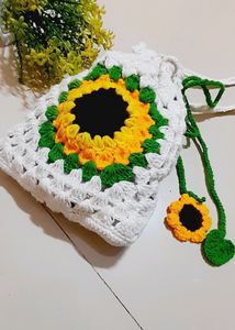Cute Crochet Potli Handmade Crosia