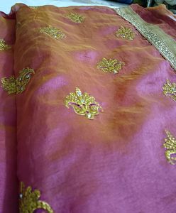 Two Shaded Banarasi Silk Saree
