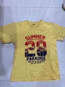 Lemon Yellow T Shirt